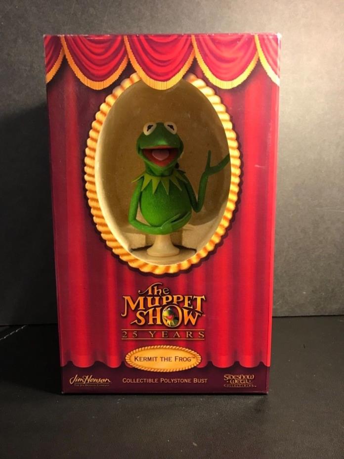 KERMIT THE FROG Henson WETA Sideshow Muppets Bust Muppet Show Figurine Statue