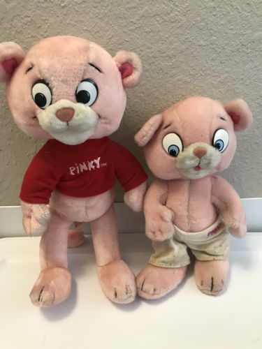Pink Panther and Sons Pinky And Panky Plush Vintage 1984