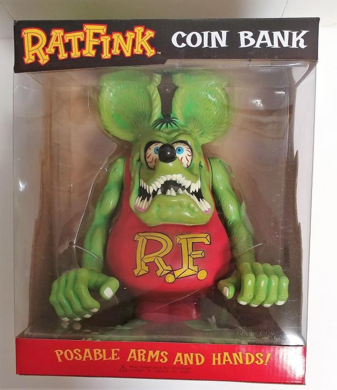 Funko “Rat Fink” 12” PVC Coin Bank Brand New!