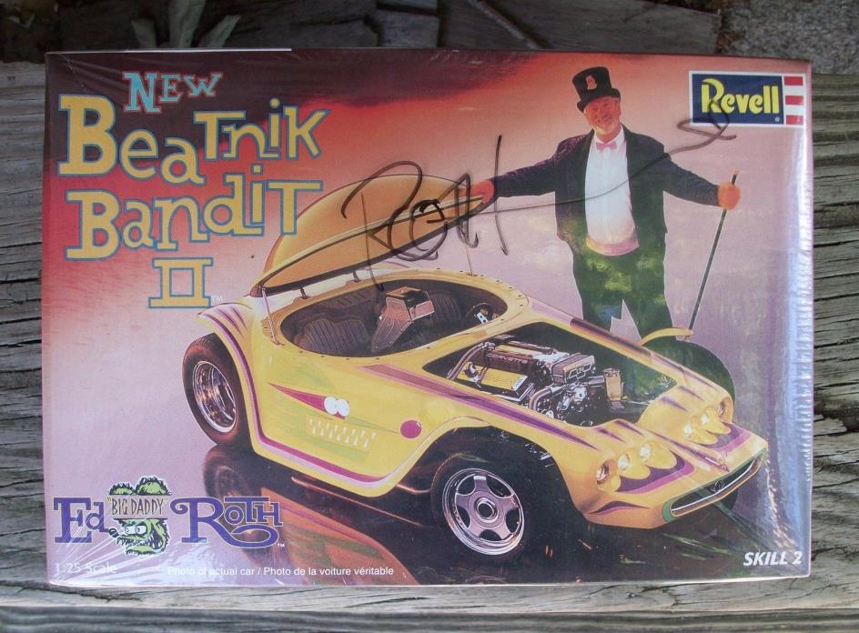 Revell Ed Big Daddy Roth Beatnik Bandit II Model Kit Signed Autographed Ratfink