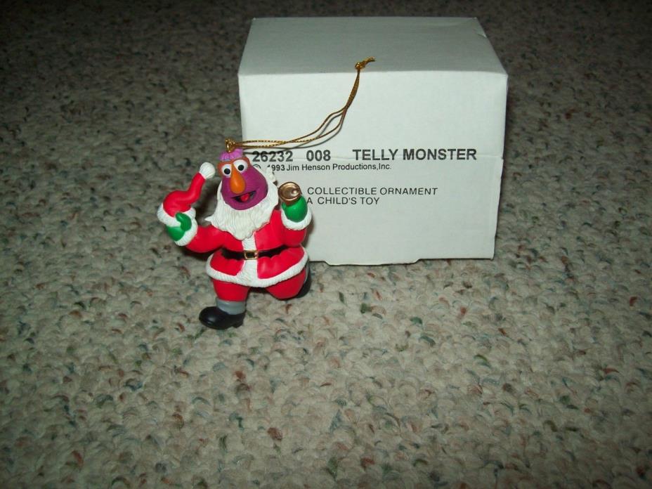 THE JIM HENSON INC 1993 TELLY MONSTER  ORNAMENT