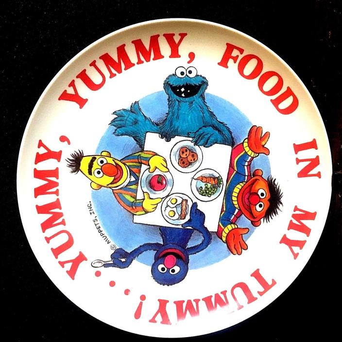 Muppets Sesame Street Vintage Plastic 8