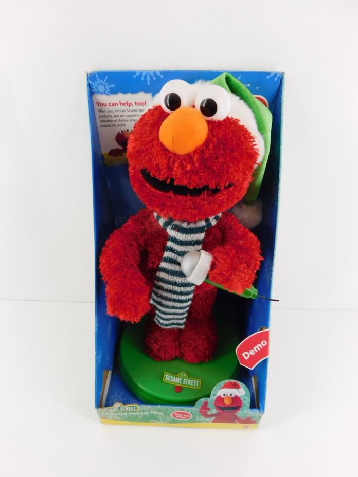FISHER PRICE SESAME STREET Animated Holiday Elmo New In Box Very Rare