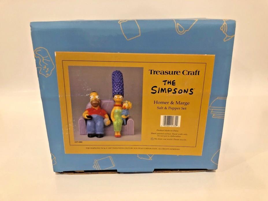The Simpsons Homer and Marge Salt & Pepper Set