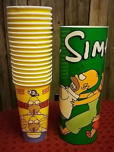 SIMPSONS- Promotional Ephemera, Lot of 23 Cups and Posters