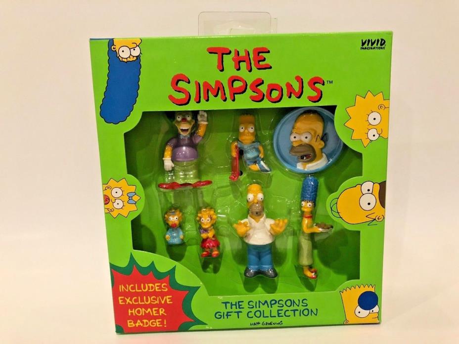 The Simpsons Gift Collection 1997 Vivid Imaginations-- Mint Condition