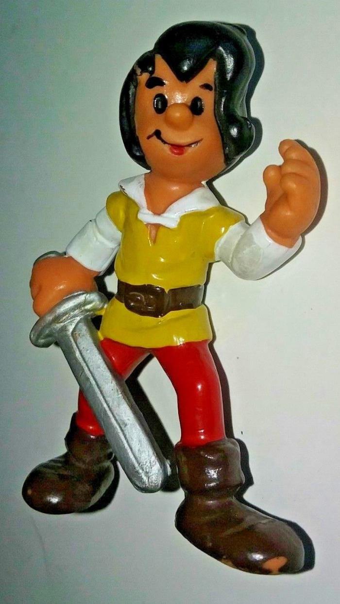 SMURF JOHAN HUMAN FRIEND *vintage* 1978  Peyo figurine      *SHIPS FREE *