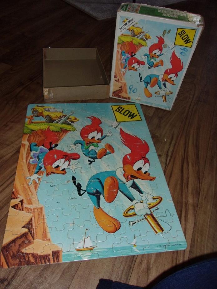 1976 Woody Woodpecker Wally Lantz 100 piece puzzle