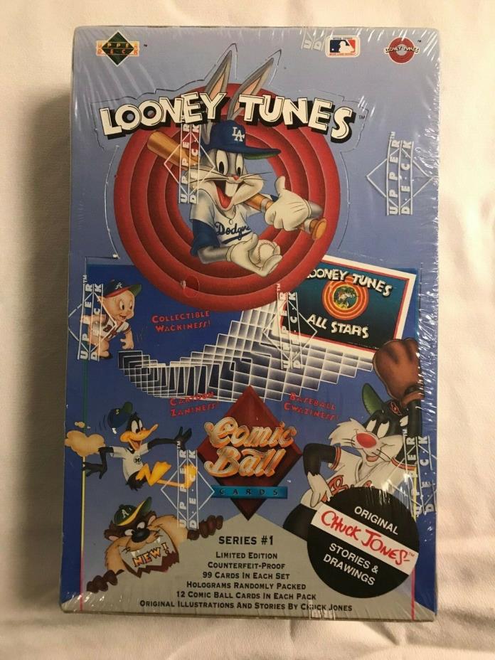 1990 Upper Deck Comic Ball Looney Tunes Series 1 Trading Card Sealed Box