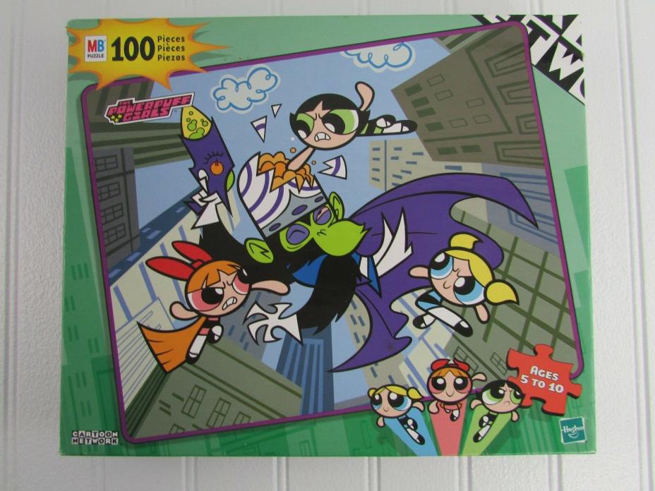 Vintage Powerpuff Girls Puzzle 2000 Milton Bradley Cartoon Network Complete