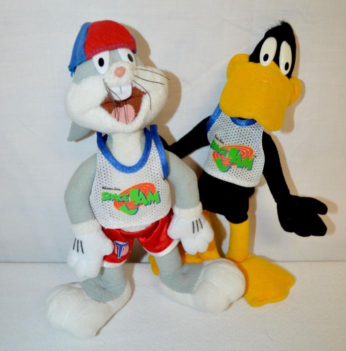 VINTAGE 1996 McDonald's Space Jam Daffy Duck & Bugs bunny