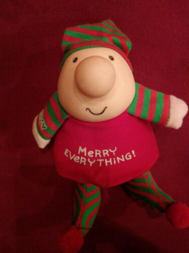 Vintage ZIGGY Doll Plush Toy Merry Everything Christmas Elf Collectible 1988