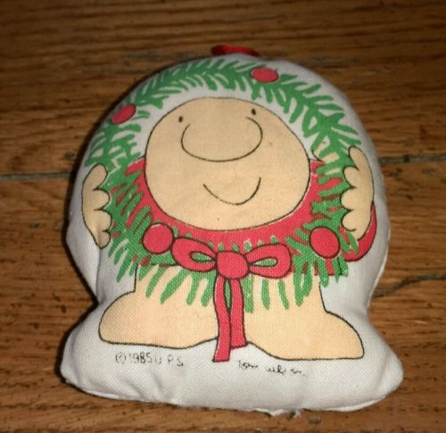 vintage 1985 Ziggy by Tom Wilson Christmas tree ornament UPS Pillow Plush Cute