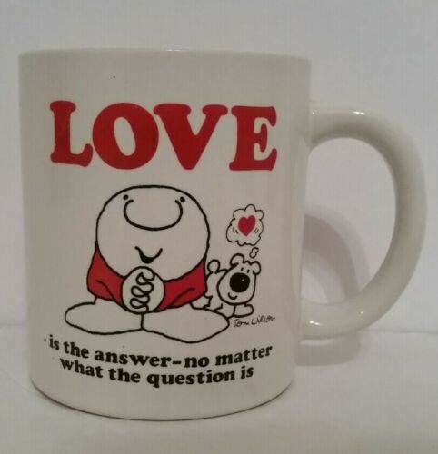 Ziggy Love Stoneware Coffee Cup Mug Vintage ..FREE SHIPPING