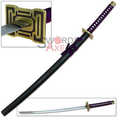Ninja Sword Anime Japanese Samurai Katana Cosplay Steel Replica Prop Manga