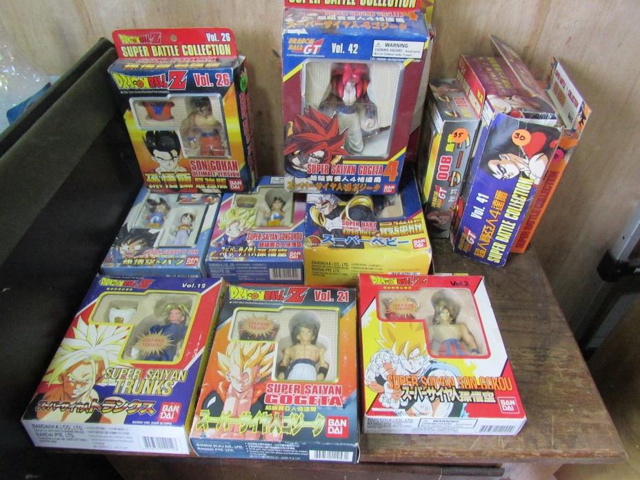 Dragon Ball Z & GT Super Battle Collection Figures Vol. 1, 21 & **MANY MORE**