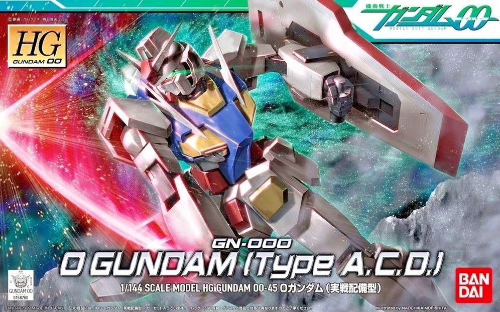 HG Gundam 00 #45 O Gundam (Type A,C,D) Model Kit US Seller
