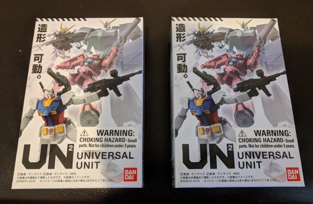 Loot Crate DX Gundam Figures x2 Universal Unit 2 Origin Barbatos Mech Anime NEW