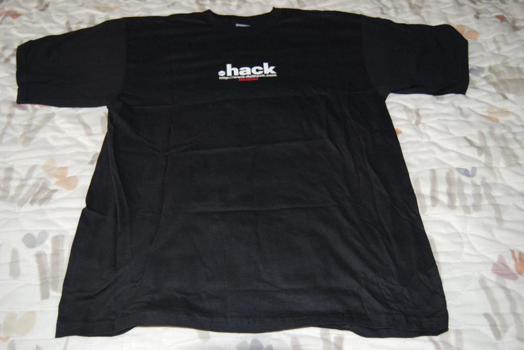 Dot Hack Black Rose T-Shirt San Diego Comic-Con 2005 Giveaway Size XL