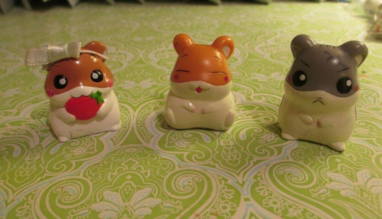 Japanese Plastic Amuse Hamsters Figures Finger Puppets