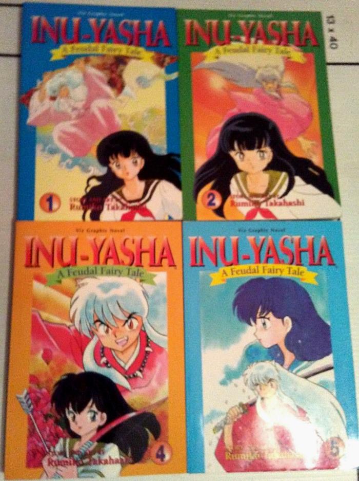Lot 9 Rumiko Takahashi Graphic Novels 4 Inu-Yasha + 5 Ranma 1/2 Cheapest on EBay