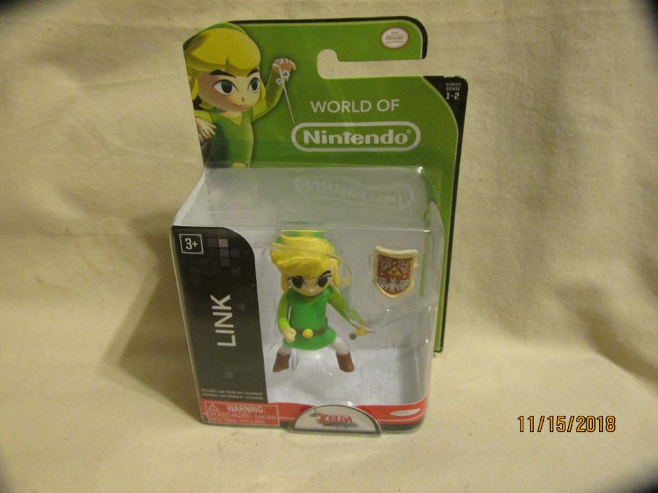 World of Nintendo Toon Link Legend of Zelda Windwaker 2.5 in. Series 1-2