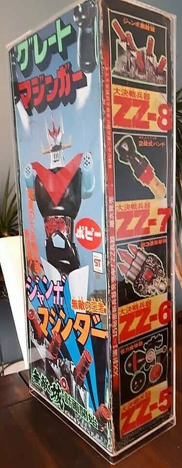 ACRYLIC DISPLAY CASE FOR Popy Great Mazinger Jumbo Machine MAZINGA Figure
