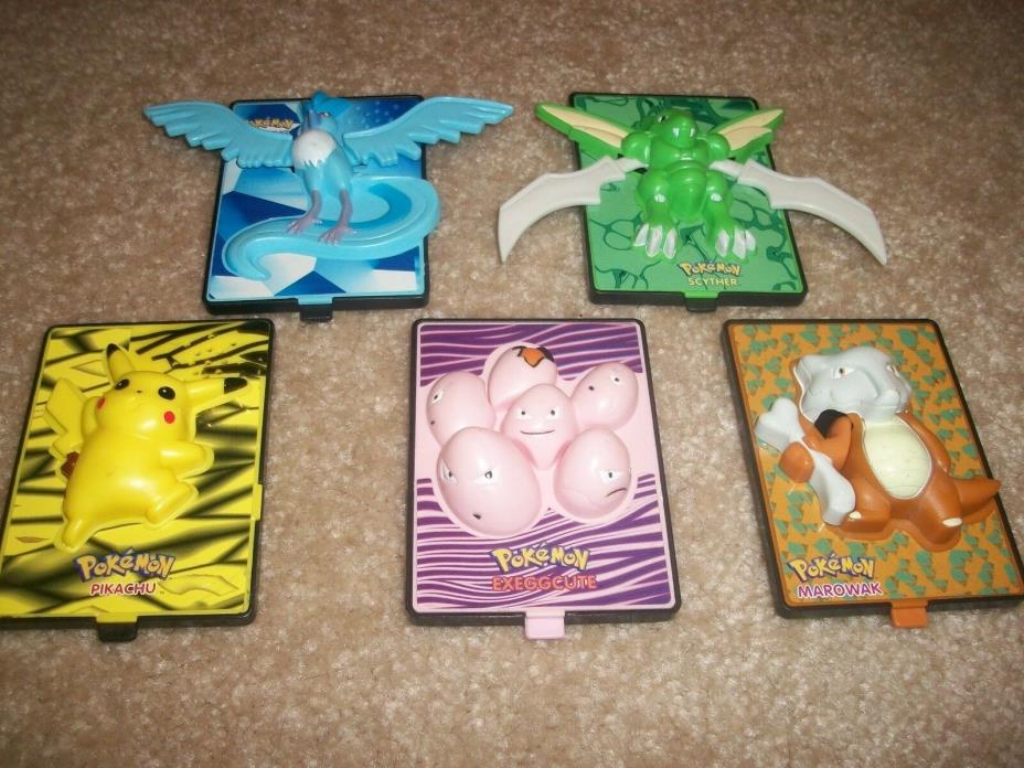 Lot POKEMON 2000 Nintendo Pikachu Scyther Marowak Exeggcute Articuno Cards TOYS
