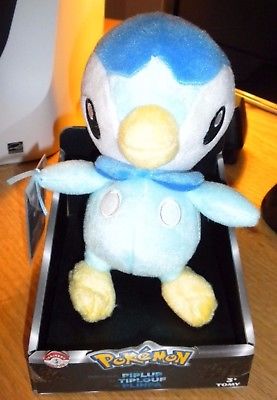 Piplup Plush Pokemon Tomy Trainer's Choice Sinnoh Region NIB Collector's Card 8