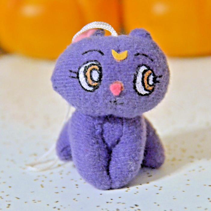 Luna black cat plush Sailor Moon vintage figurine figure officially licensed