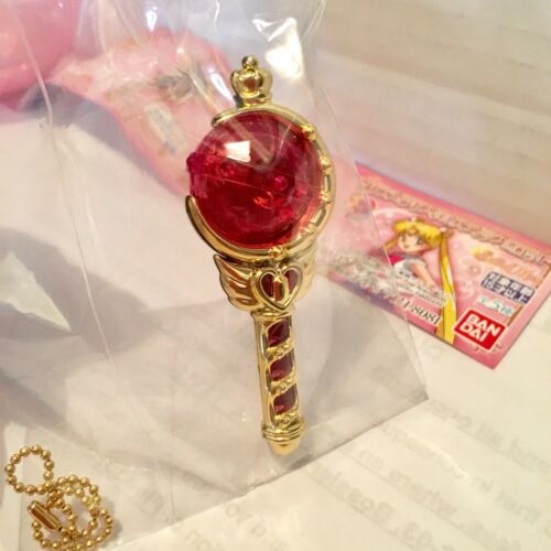 Bandai Sailor Moon Prism Crystal Makeup Stick Wand Keychain Cutie Rod Gashapon