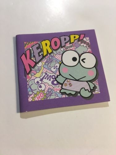 RARE Vintage Sanrio Mini Sticker Book 2008 NEW Perfect Stickers Keroppi Kerropi