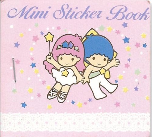 Vintage 1976 1991 Sanrio Hello Kitty Little Twin Stars Mini Sticker Book