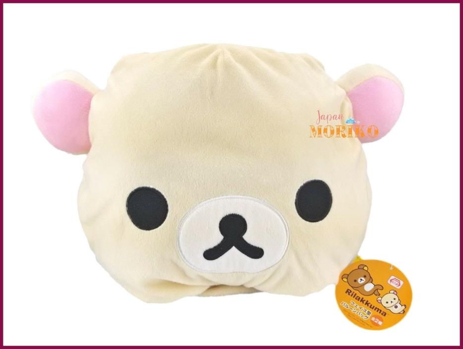 Korilakkuma Face Plush Korilakkuma Face Style Bag Stuffed Toy Cute Kawaii San-x