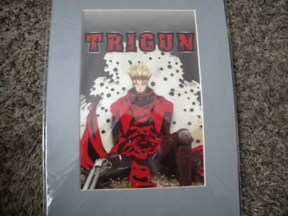 Trigun Geneon Limited Edition Laser Cel Artwork Certificate Of Authenticity