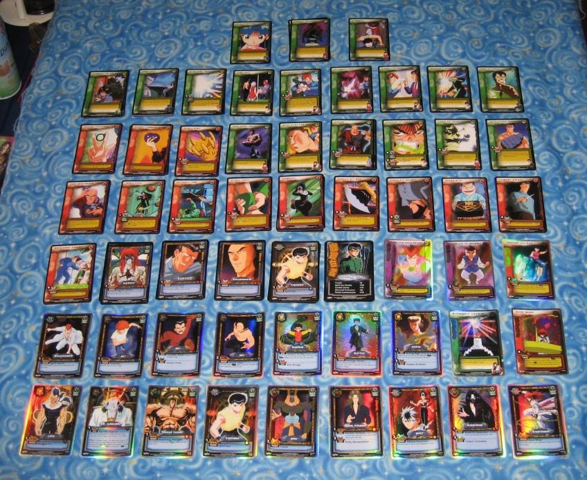 143 Yu Yu Hakusho Ghost Files Trading Cards with Holos Excellent Condition USA