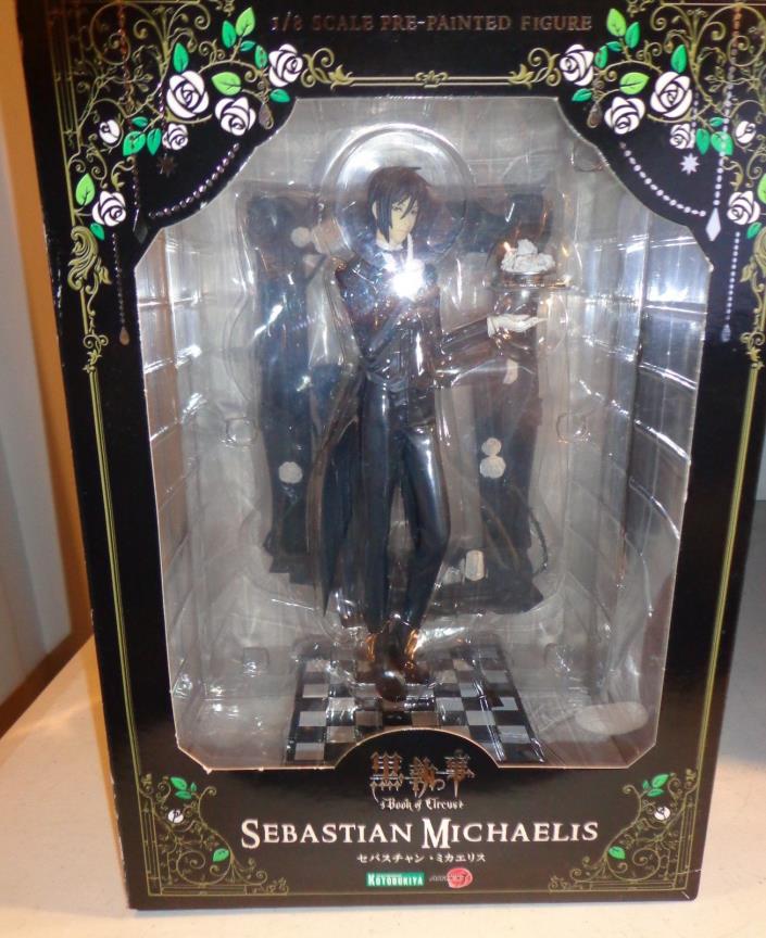 Kotobukiya Black Butler: Book of Circus: Sebastian Michaelis ArtFX J Statue