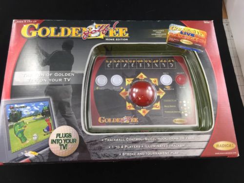 Golden Tee Golf Home Edition Plugs Into Your TV Radica Mattel 2006 New