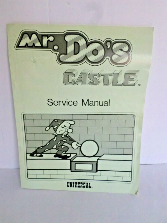 Mr Do's Castle Service Manual by Universal Japan 1983