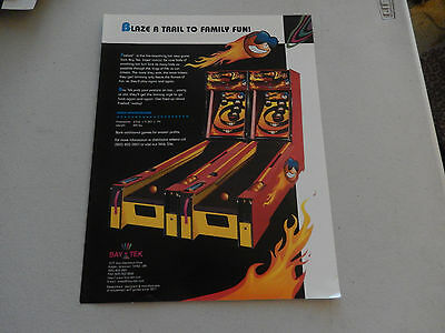 BAYTEK FIREBALL    arcade game flyer