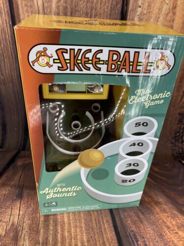 Skee Ball Mini Electronic Skill Game Target Shot Toy Boys Girls Arcade Table Top