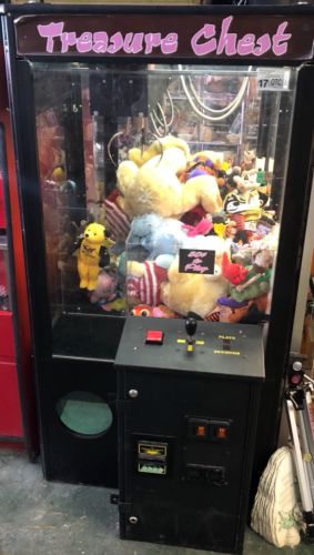 Treasure  Crane/Claw Capsule Stuffed Animal Prize Arcade Redemption Machine