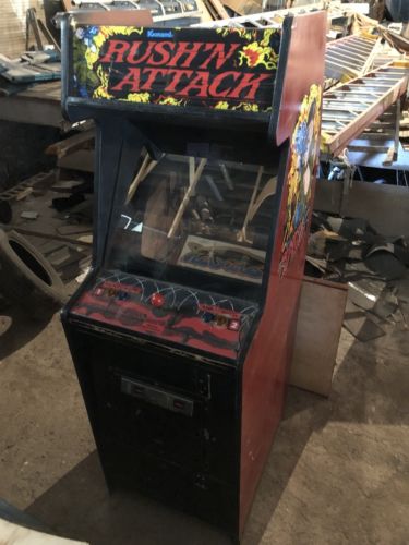 1985 Konami Rush n’ Attack Arcade Machine Rare Collectible Cabinet