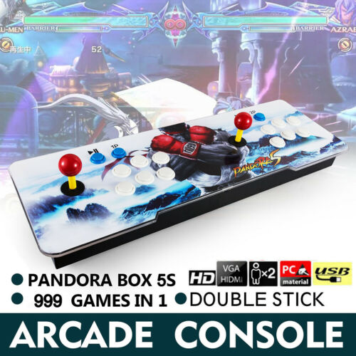 999 in 1 Pandora Box 5s Retro Video Games Double Stick Arcade Console Light NEW!