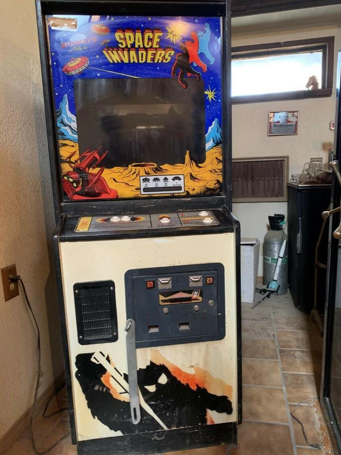 Space Invaders Full Sized Arcade Original Machine Game Midway