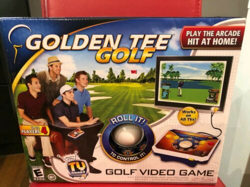 NEW in Box Golden Tee Golf Video Game Plug & Play By Jakks Pacific