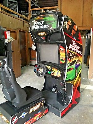 Fast & Furious Sit Down Driving Arcade Game - N/R