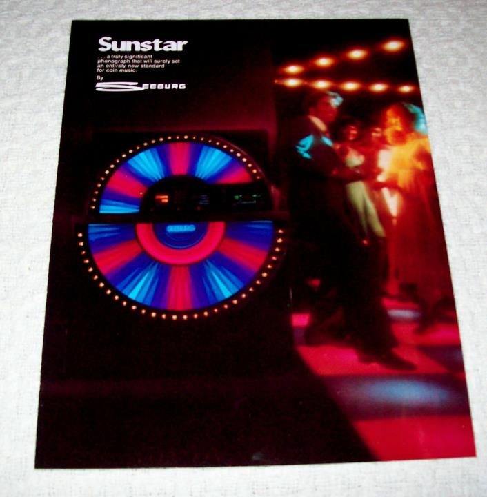 Seeburg Sunstar FLYER Model STD3 Original NOS 1976 Jukebox Phonograph Music
