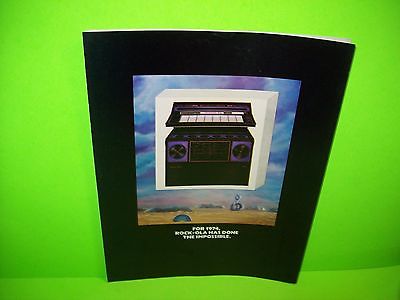 Rockola 454 / 453 Original Foldout Jukebox Music Phonograph Promo Sales Flyer