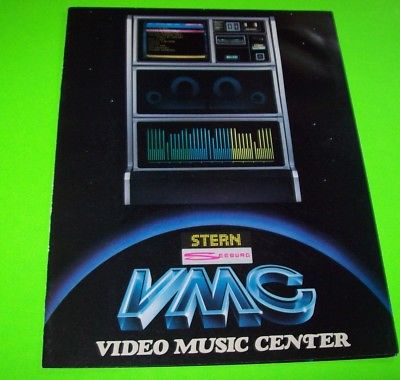 VMC Video Music Center Jukebox FLYER Stern Seeburg Phonograph Music Promo 1981